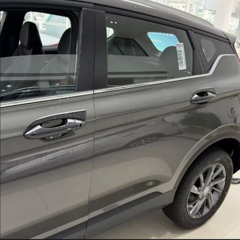 LHD RHD For Geely  Coolray 2025-2026 door handle door bowl protection sticker car door handle decorative cover modification ABS
