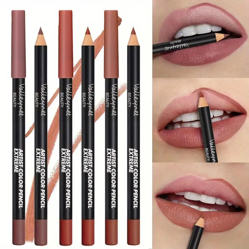 3pcs/Set Lip Liner Set,Long Lasting Matte Waterproof Lipstick Lip Liner Waterproof Lip Liner Set Women Lip Cosmetics