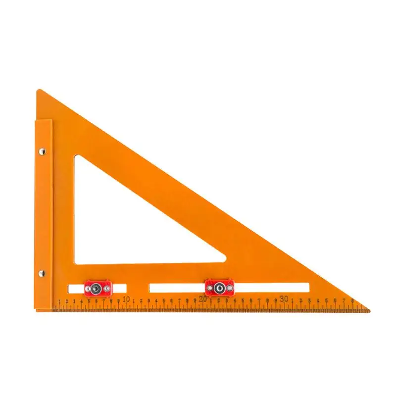 Positioning Triangle Ruler Triangle Ruler Protractor 2-in-1 Triangle Ruler Measuring Position Scribing Ruler Hole Positioning