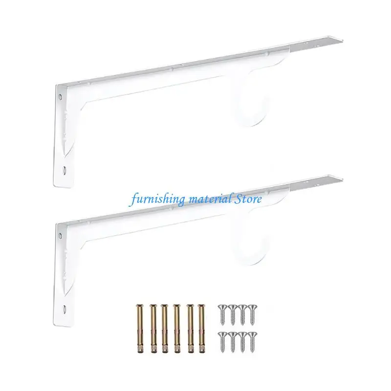 Y5GD 2pcs Strong Closet Arranger Hook Rod Hangers for Keep Wardrobe Neat & Neat