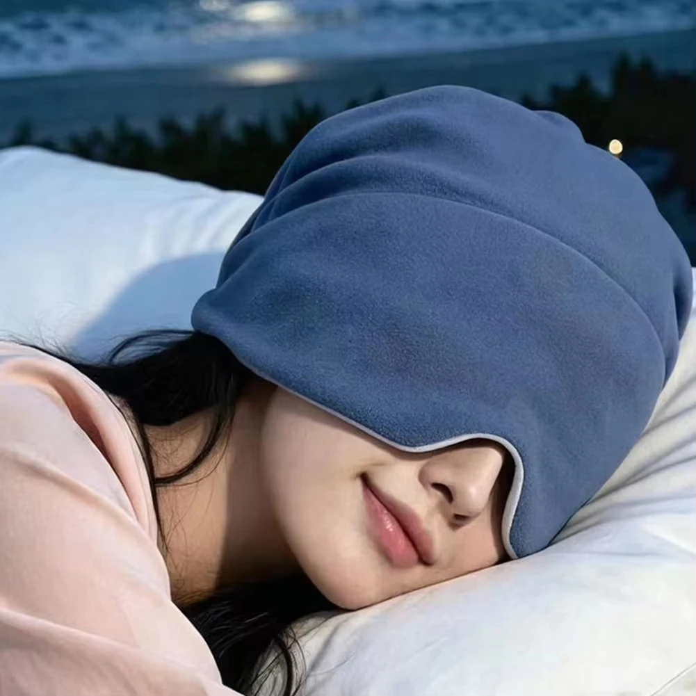 Microgravity Weighted Eye Mask for Deep Sleep Mask Soft Silk Breathable Light Blocking Blindfold for Travel Nap Fatigue Relief