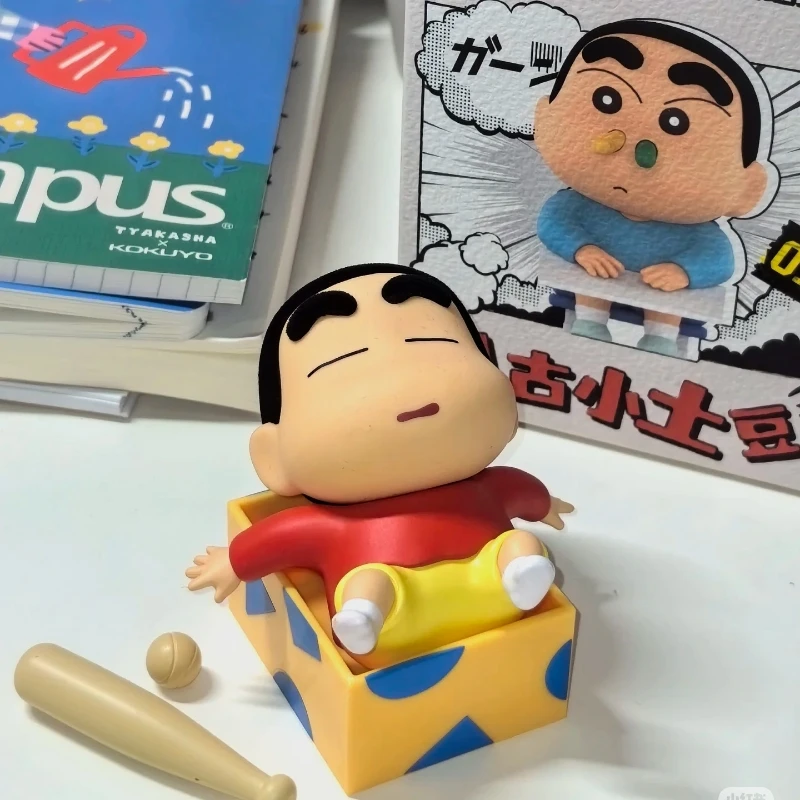 

Original 52toys Crayon Shin-Chan Early Ancient Little Potato Series Blind Box Kawaii Action Figure Decoration Children Toy Gift