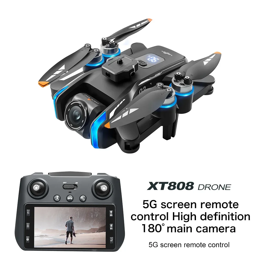 

XT808 GPS WIFI Transmission Professional Aerial Camera Medium Size with Servo, Pan Tilt, Optical Flow Positioning, Anti Shake