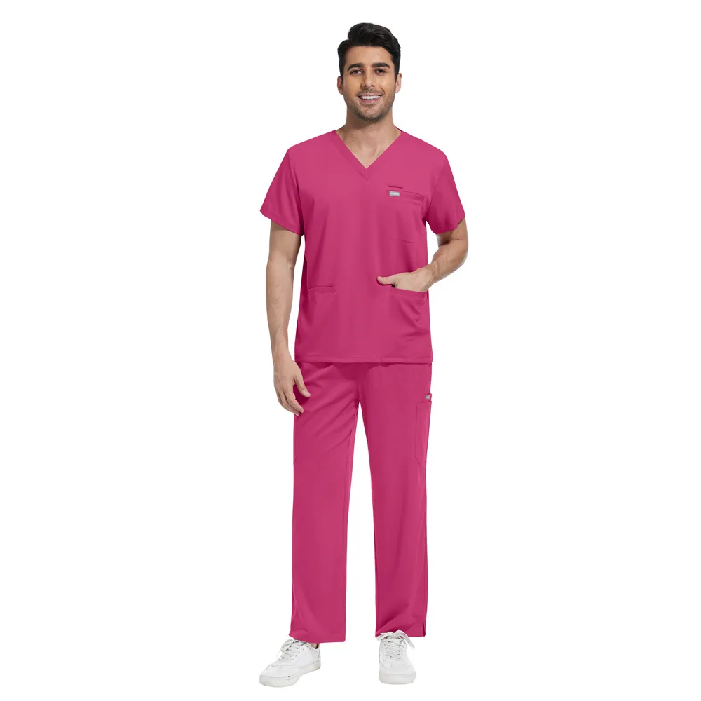 Uniformes médicaux pour hommes et femmes, ensembles de gommages pour médecins d'hôpital, accessoires pour infirmières, clinique dentaire, Salon de beauté, animalerie, vêtements de travail