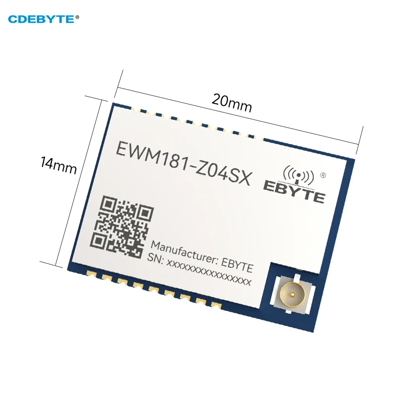 2.4G Zigbee3.0 โมดูลไร้สาย CDEBYTE EWM181-Z04SX Series Serial Transceiver เครือข่ายพลังงานแสงอาทิตย์การใช้งาน IPEX