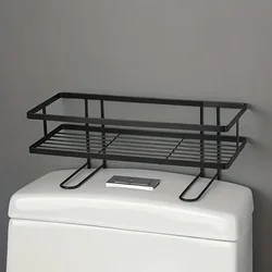 1pc Bathroom Over The Toilet Storage Shelf, Bathroom Storage Organizer Bathroom Storage Rack Shampoo Shower Gel Holder Organizer