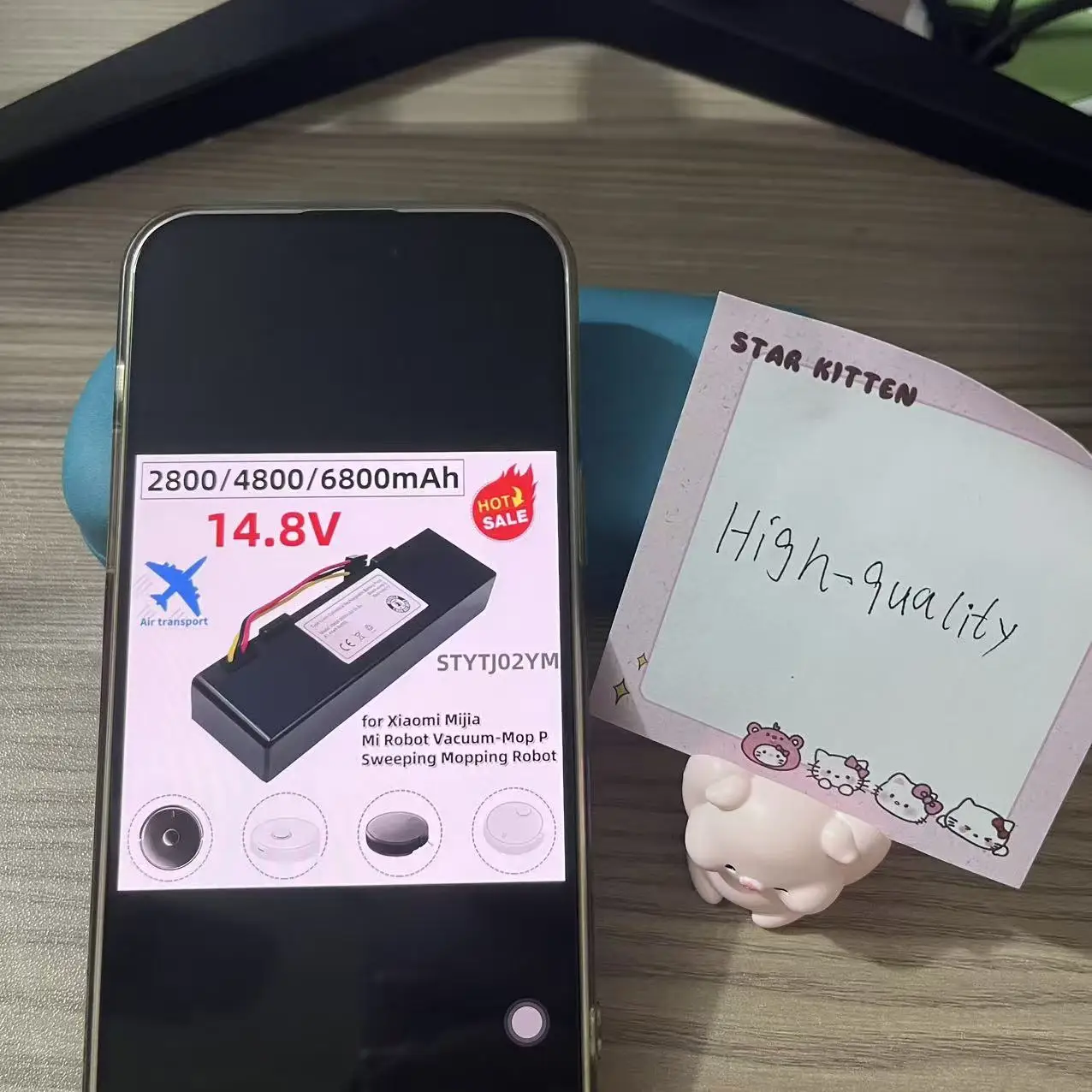 

For XIAOMI(Mijia) sweeping machine mop Pro robot vacuum cleaner 14.8V battery replacement STYTJ02YM Yunmi MVVO1-JG Haier JX37