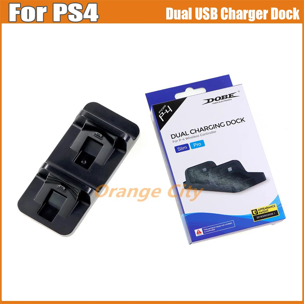 

5PCS Dual USB Charger Wireless Controller Charging Dock Stand Station for PS4 Playstation 4 Game Console