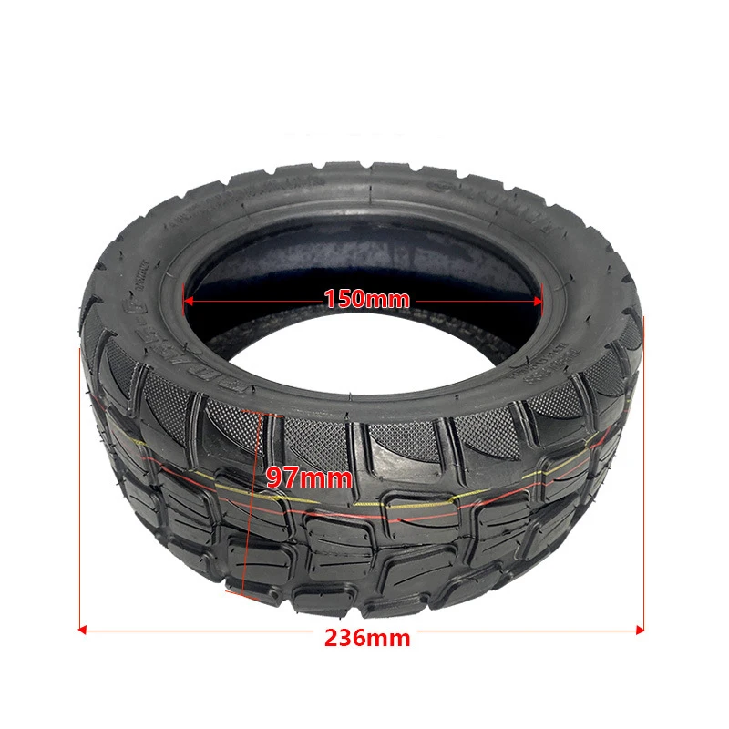 90/55-6 Tubeless Tire for Electric Scooter 10 Inch 80/60-6 Widened Wear-Resistant Off-road Vacuum Tyre