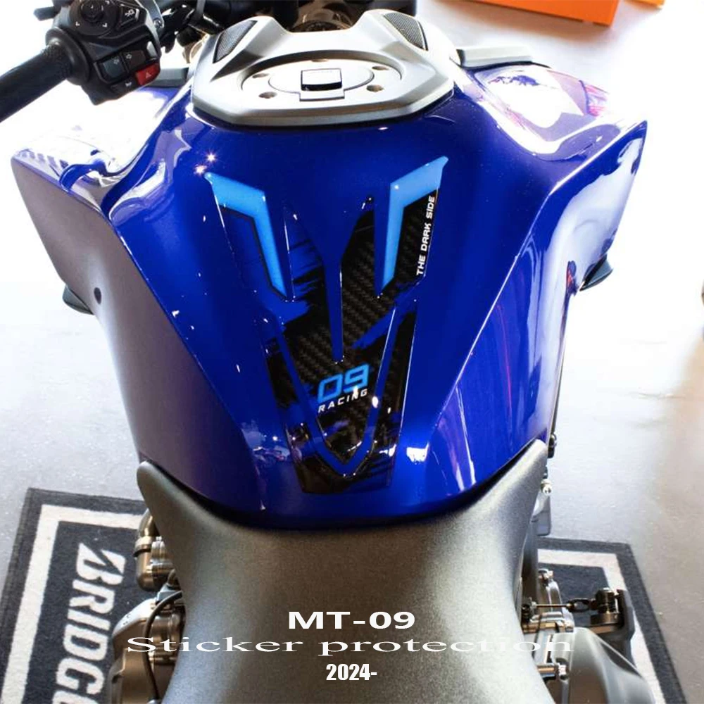 For MT-09 MT 09 2024 2025 mt09 2024 sticker Motorcycle accessories 3D Epoxy Resin Sticker Tank Pad Protection Kit