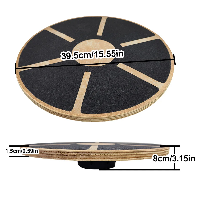 

Wood Balance Board Fitness Sport Training