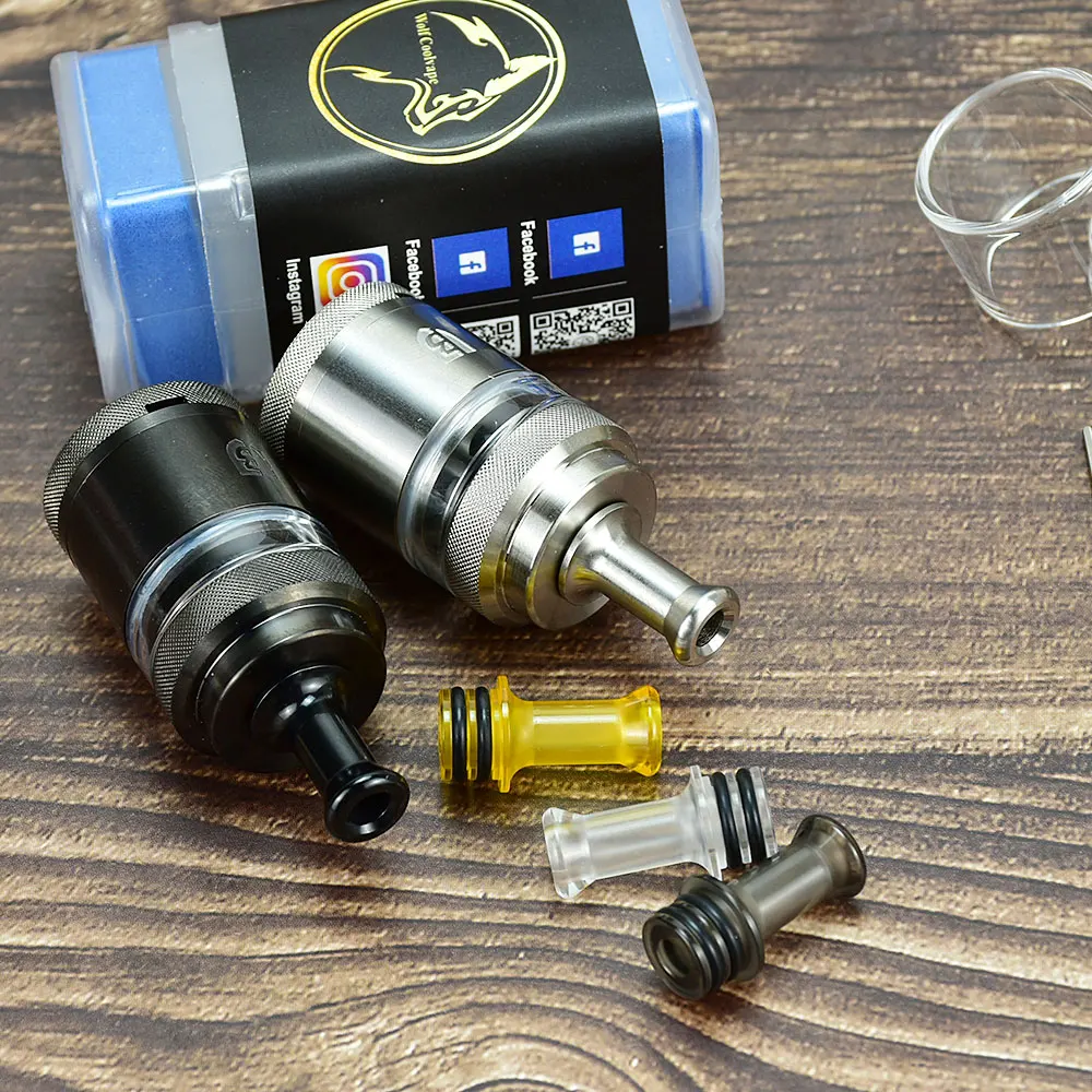Berserker-Mini V3 MTL Tank glass 510, punta de goteo, pin de aire para Berserker Mini V3 MTL rta