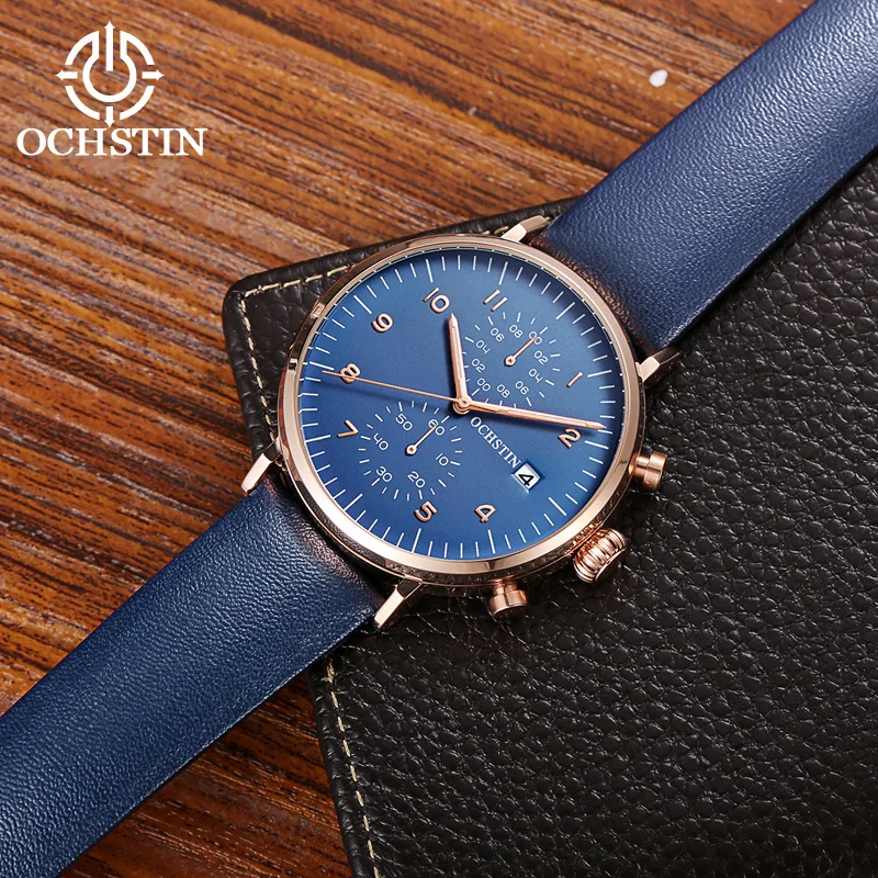 

Ochstin Pilot Series Personalized Trend Multi functional Automatic Quartz Movement New 2024 Waterproof Watch Men's Quartz Watch