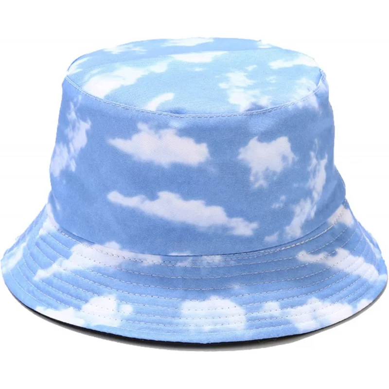 

Neutral printed double-sided wearable bucket shaped hat, fisherman's hat, sun hat