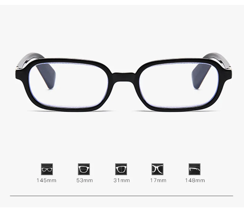 Bedruckte Myopie-Brille, lichtempfindlicher Farbwechsel, heißer Stil, hochauflösende Anti-Blaulicht-Myopie-Brille 9647-1 – Detail 5