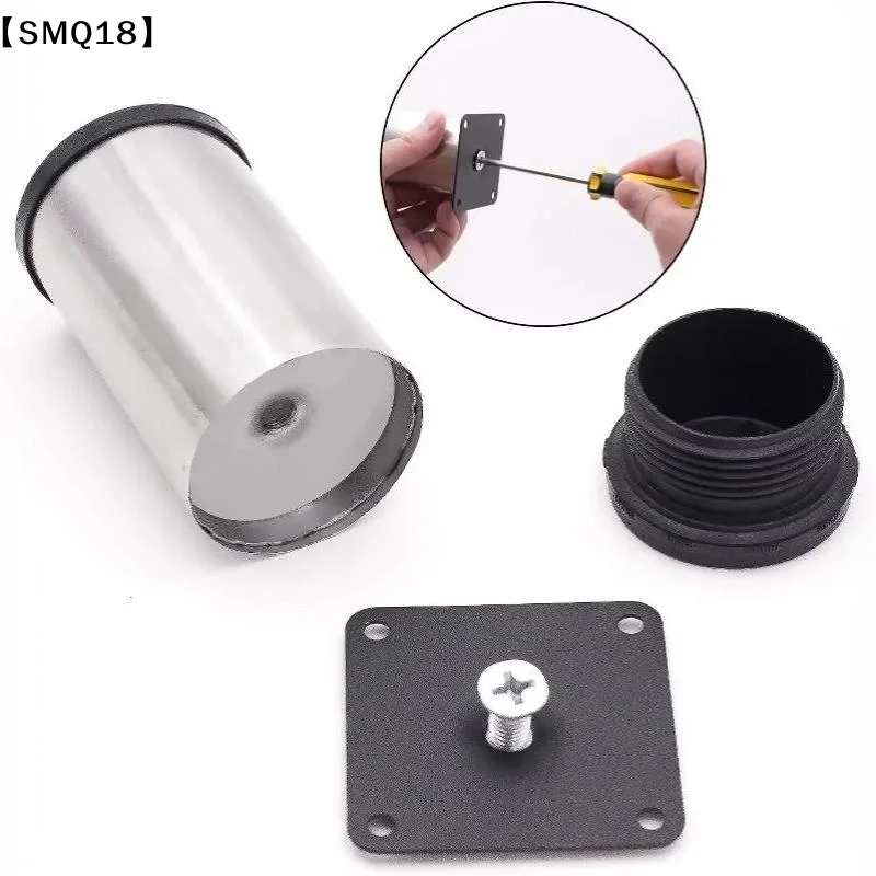 Adjustable Furniture Cabinet Legs 6-20CM Stainless Steel Heavy Duty for Sofa Cupboard Table Home Renovation Projects