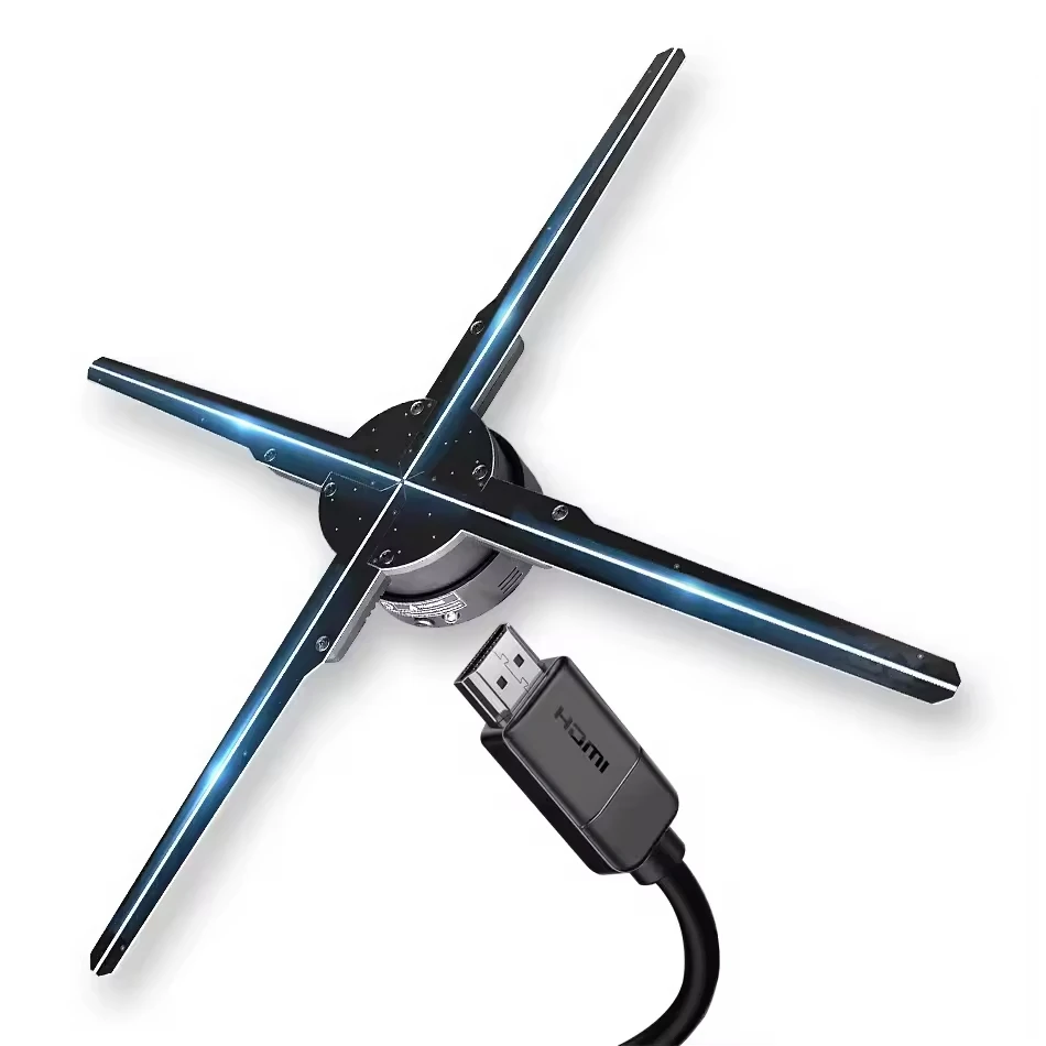 

65cm LED Display WiFi Android Advertising Projector 3D Holographic Fan Outdoor Bluetooth Remote Control Hologram Equipment