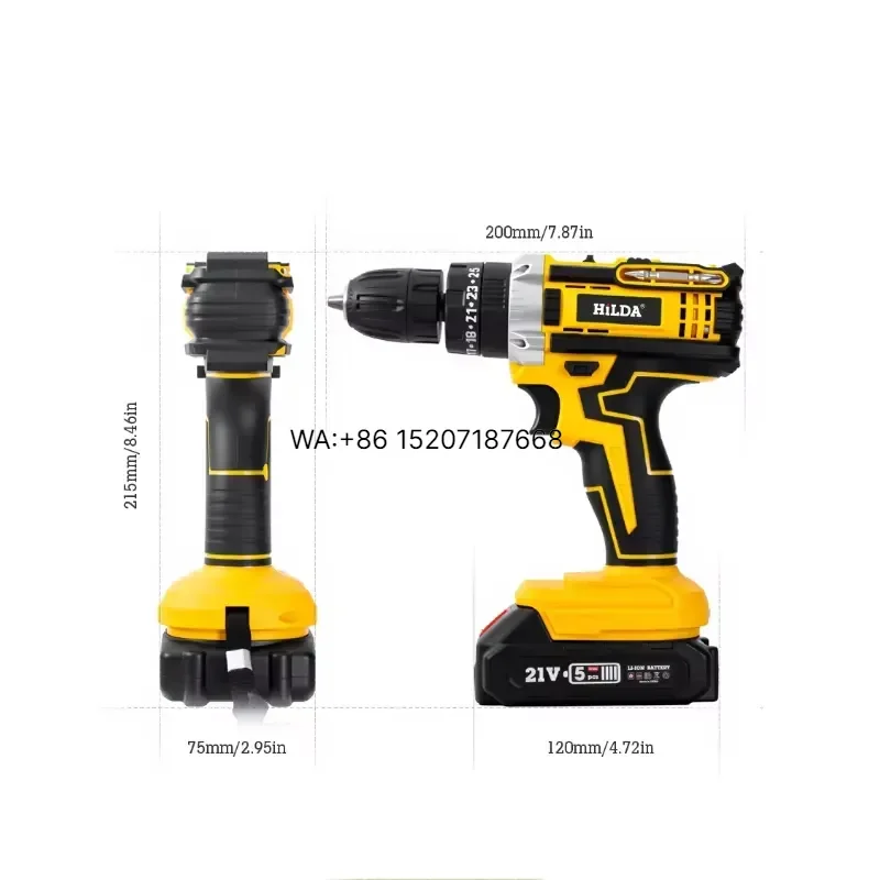 Wmwmnu for Multi-Functional Professional Automotive Repair Set New Rechargeable Drill Variable-Speed Manual Bit OEM