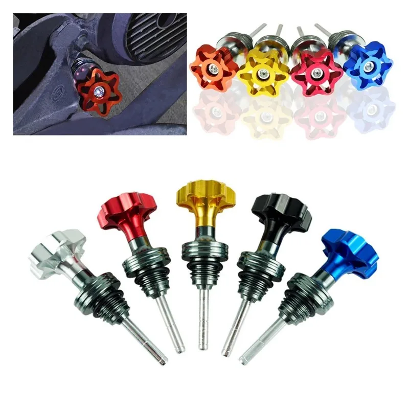 Motorcycle Parts Modification Pedals Electric Scooters Decorative Oil Dipstick Oil Cap Dipstick universal