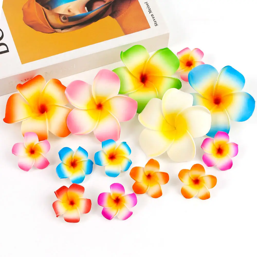 Clip de pelo horquilla de flor simular flor hawaiana Clip pasador nupcial pinza para el pelo horquilla mujer chica decoración para