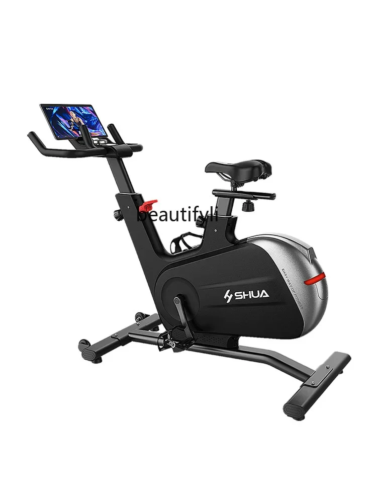 Intelligent spinning bicycle electromagnetic control small variable resistance multi-function exercise bike sports equipment