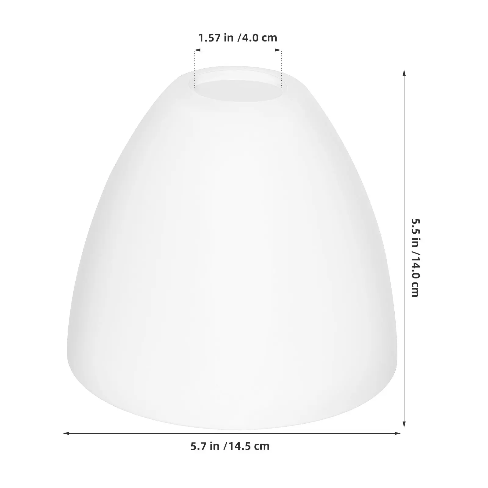 1Pcs Frosted Glass Lampshade E27 Interface Lamp Cover Ceiling Light Shell Cover Simple Decorative Home Use Home Lampshade