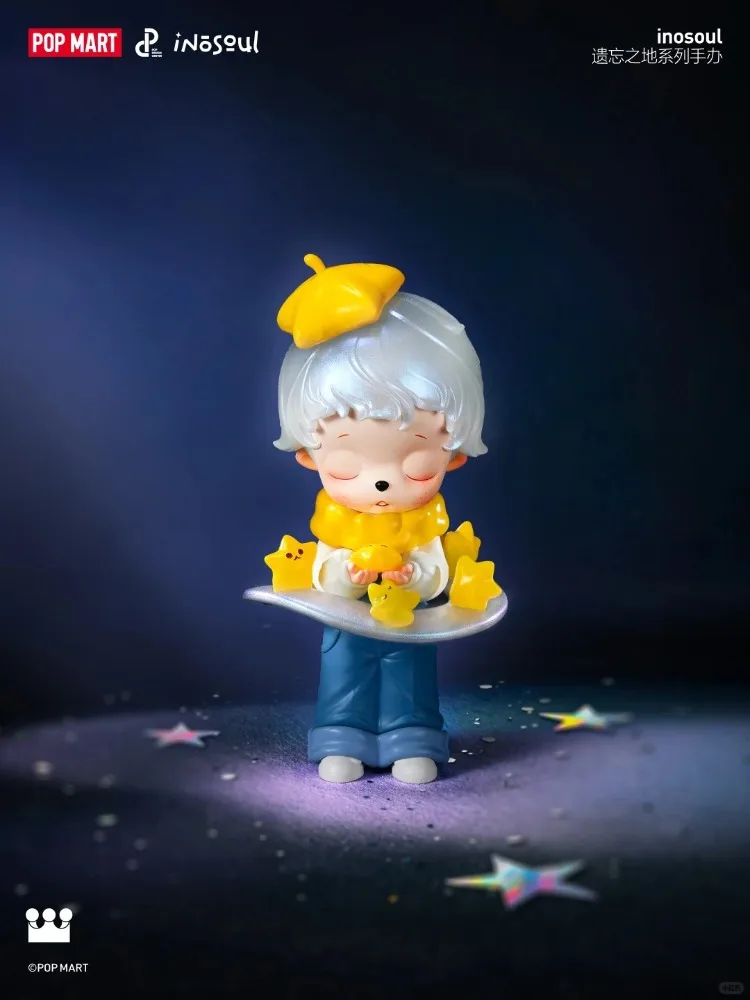 POPMART Inosoul Forgotten Land Series تمثال صندوق أعمى ألعاب لطيفة ومثيرة للاهتمام مفاجأة هدايا عيد الميلاد في الأوراق المالية