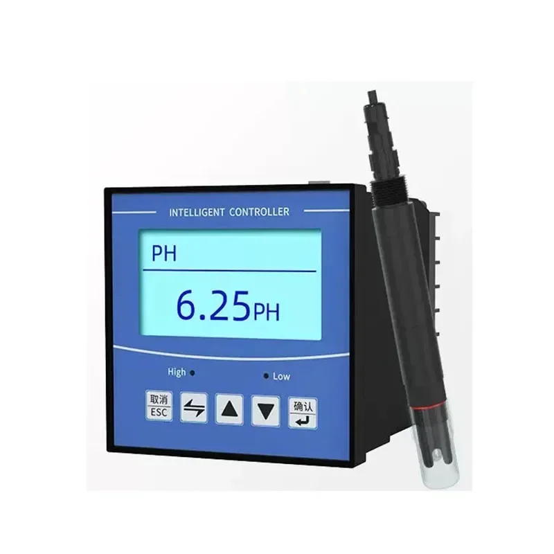 Water Quality ph Sensor Industrial Electrode Probe Controller Online Analysis and Monitoring ORP Detector RS485 4-20MA