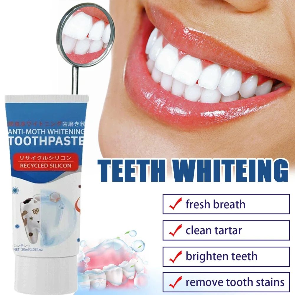 

Teeth Whitening Toothpaste Clean Oral Hygiene Fresh Bad Breath Removal Plaque Sensitive Tooth Care Toothpaste Tool