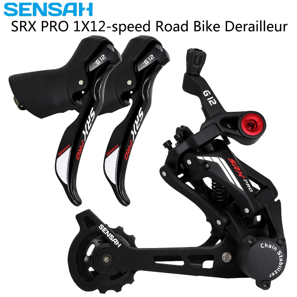 

SENSAH SRX PRO 1x12 Speed Road Bike Derailleurs Carbon Fiber Trigger Shifter Rear Derailleur Bicycle Parts