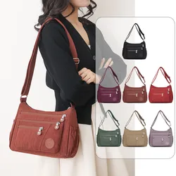 2024 New Women Bag  Waterproof Nylon Messenger Bags For Lady Crossbody Shoulder Bag Casual Handbags High Quality Multifunctional