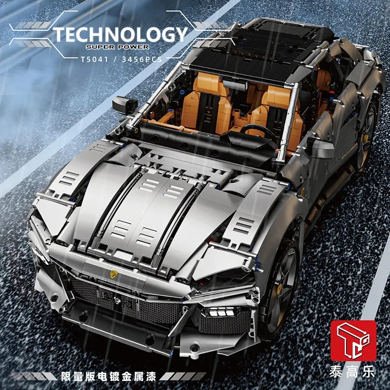 IN STOCK T5041 MOC Technical 1:8 RC Sports Car Building Blocks Model SUV Bricks Assembling Children's Toys Christmas Gift Set