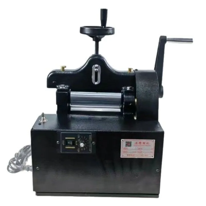 

Hand-cranked electric leather sheet thinning machine Professional leather thinning special peeling machine