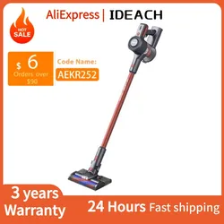 2025 New Wireless Wet and Dry Vacuum Cleaner 25kPa Powerful Suction Electric Broom 40mins Runtime Home Vertical Vacuum Cleaner