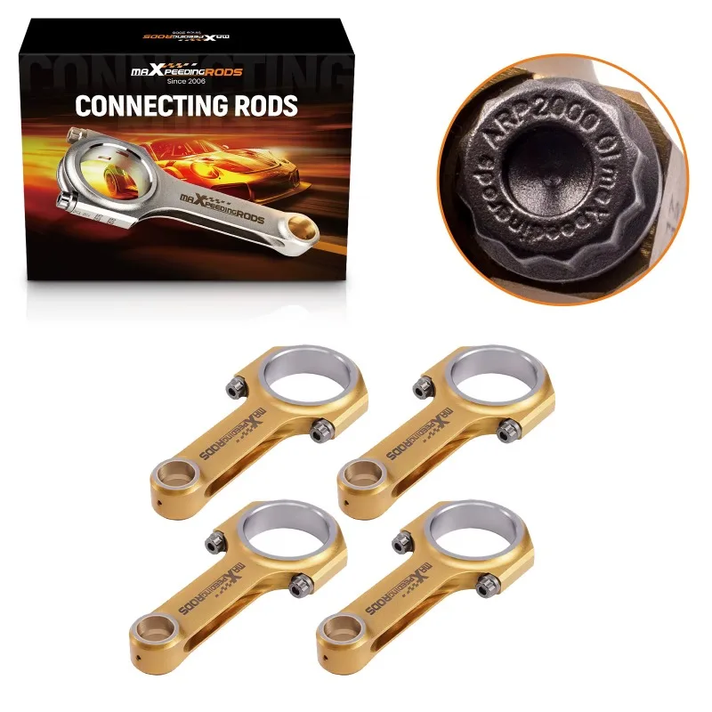 H-beam Forged Connecting Rods For Porsche 912 ALL 1965-1969 Coupe for Porsche 356 356A 356C 1600 Engine ARP2000 136mm