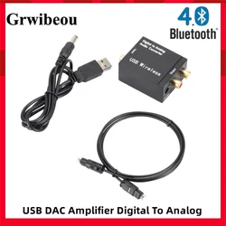 Audio Converter Coaxial Optical Fiber Toslink Digital to Jack 3.5mm Analog For RCA SPDIF Digital Audio Decoder Stereo Amplifier