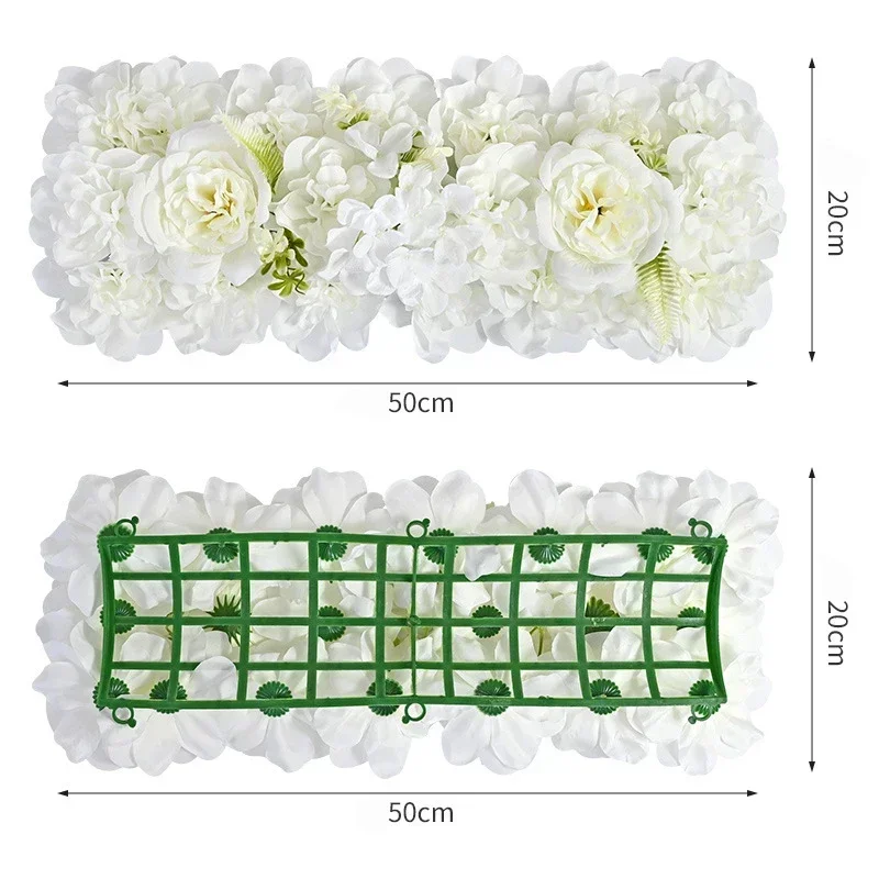 Fiori artificiali pannello arco fiore floreale per la decorazione della festa nuziale decorazione della doccia nuziale decorazione della doccia per