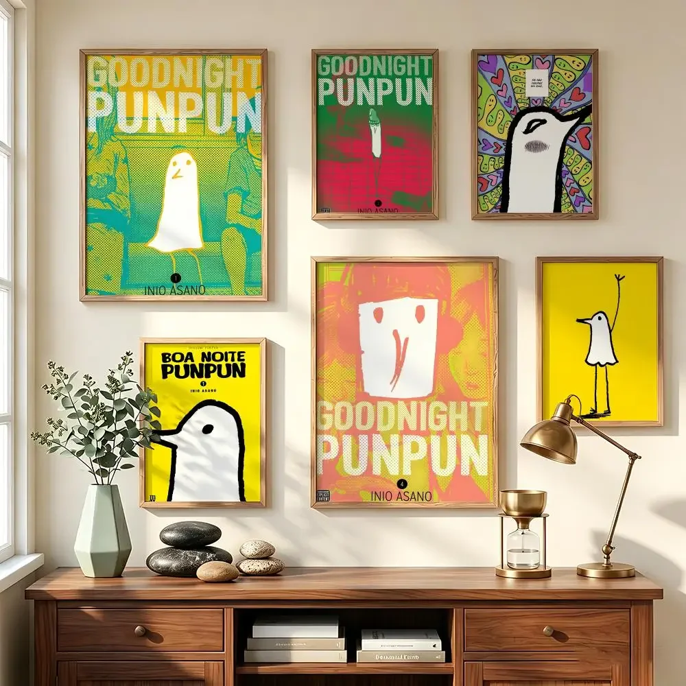 Oyasumi Punpun Manga Painting Calligraphy Poster Art Art Suitable For Living Room Bedroom Bar Parlor Home