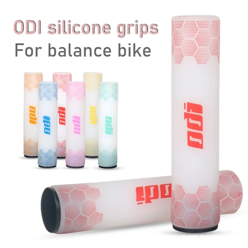 

Силиконовые велосипедные ручки ODI, 19 мм, балансировочные велосипедные ручки для детей, противоскользящий амортизатор, чехол на руль велосипеда 19 мм
