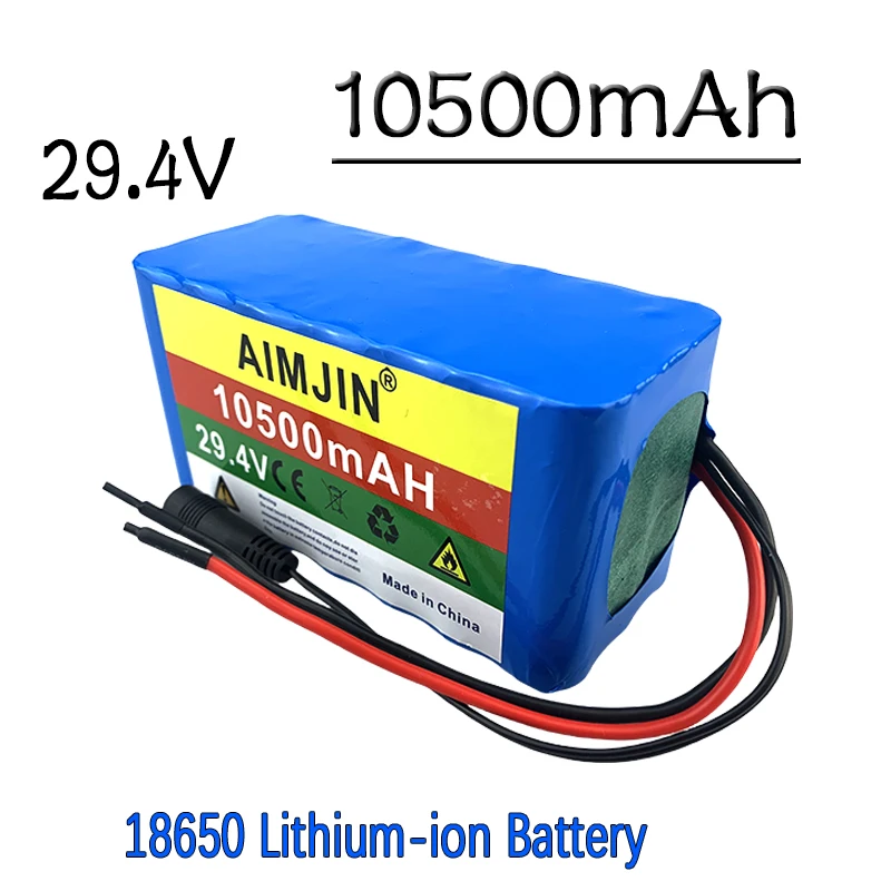 

7S3P 29.4V 10500mAh 18650 Battery Lithium Ion Battery For transportation equipment Outdoor Power Supplies etc