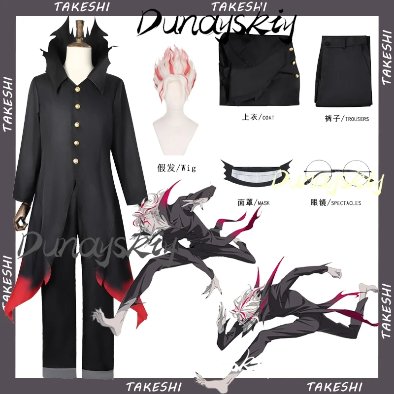 Takakura Ken Okarun Dandadan Cosplay disfraz peluca máscara uniforme chaqueta gafas Momo Ayase fiesta de Halloween para mujeres hombres personalizado