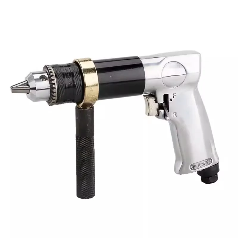 Mait Pneumatic Tools Pistol-Type Air Drill Forward and Reverse Low-Speed Air Drill Drilling Machine 13mm
