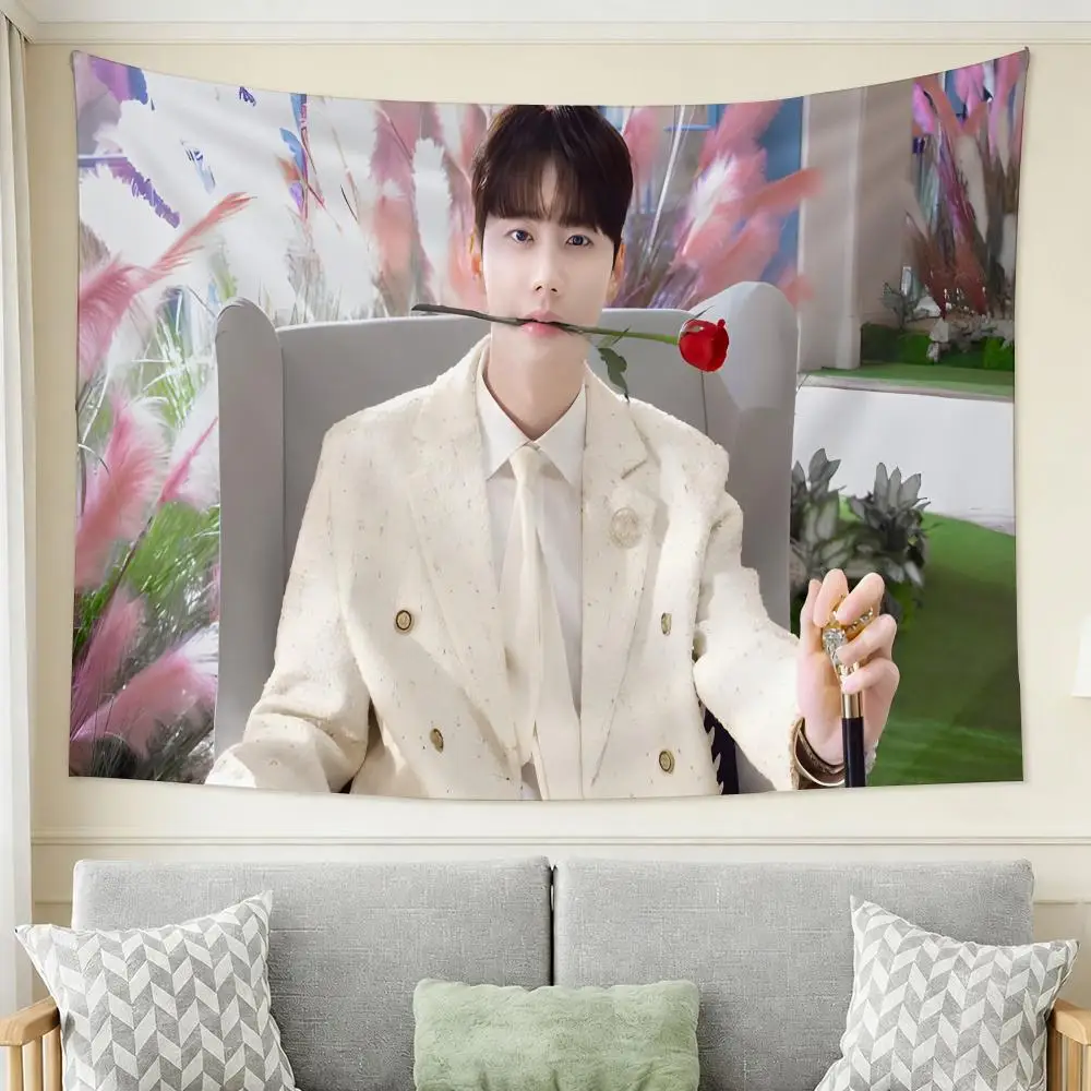 Singer Lee Jun-young Tapestry Tapestry Wall Hanging For Bedroom Dorm Living Room Decor Aesthetic