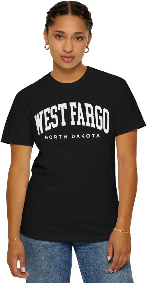 West Fargo North Dakota Adult Unisex Comfort Colors Short Sleeve T-Shirt