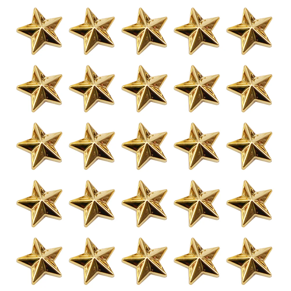 

200 Pcs Acrylic Star Shape Decor Pentagram Star Shape Decor Clothes naments Crafts Accessories Unique Creative Gift Ideas