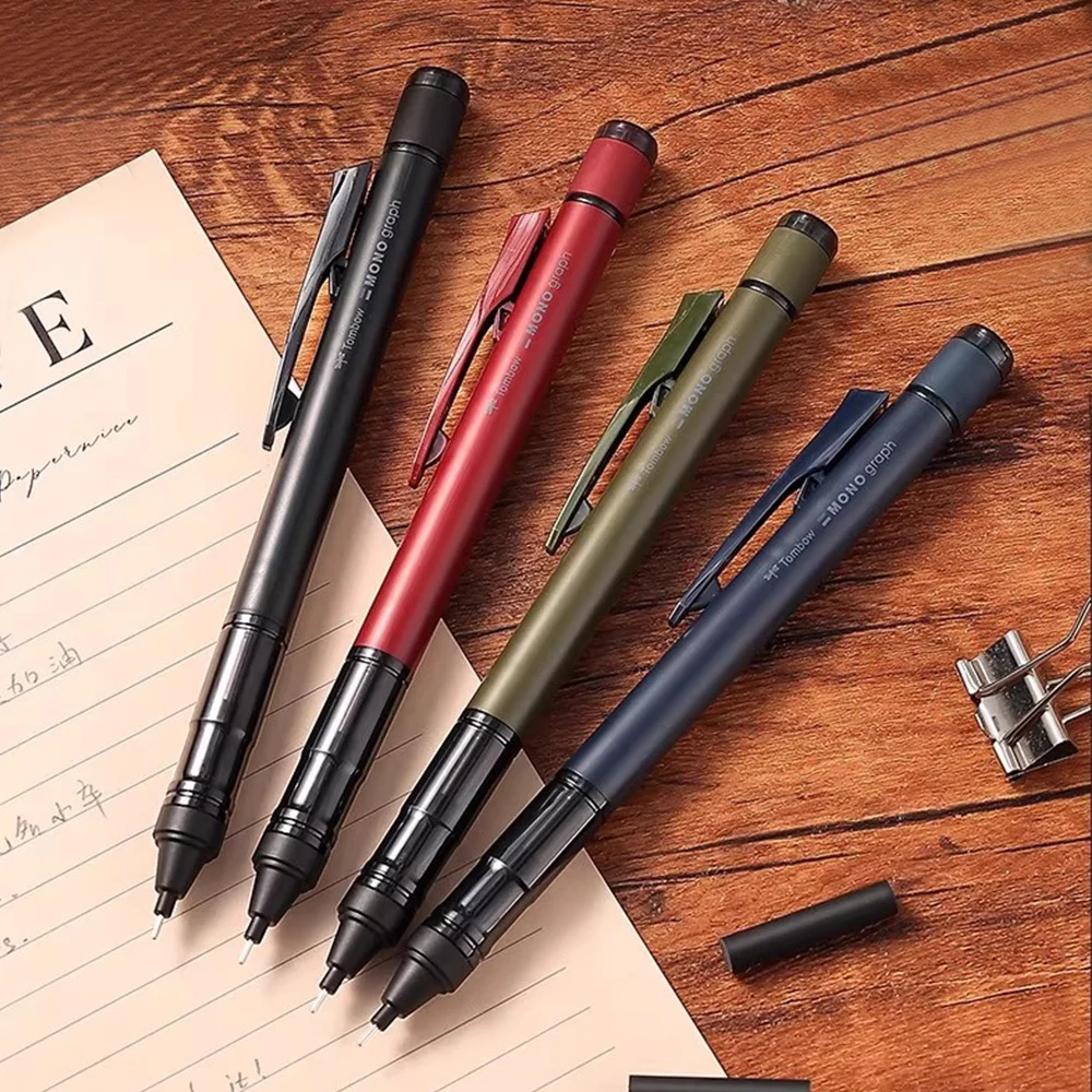 

Механический карандаш Tombow Mono Graph 0,5 мм с автоматическим встряхиванием, без разрыва свинца и низкой центральной гравитации для прецизионного рисования/записи