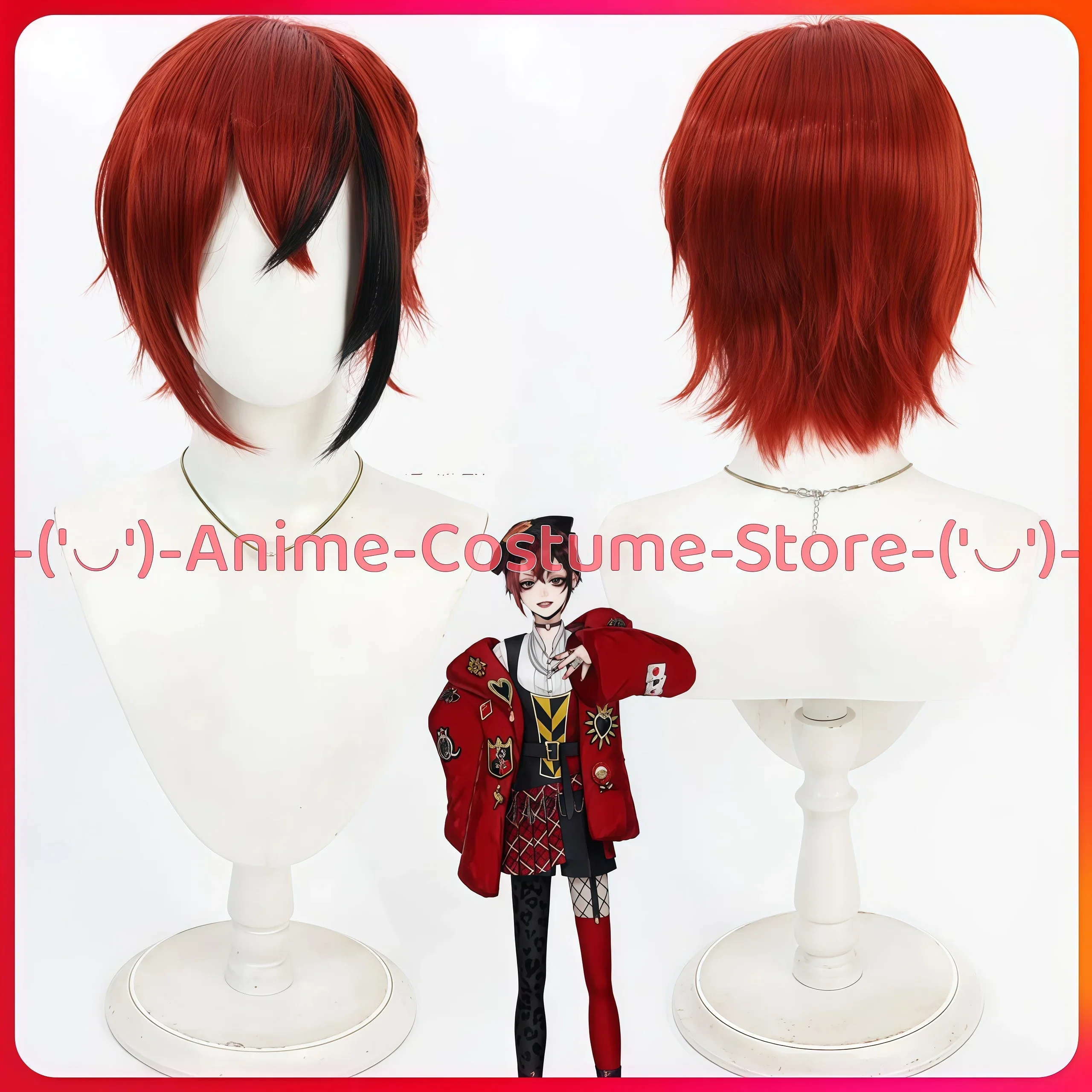 

Twisted Wonderland Little Mermaid Riddle Rosehearts Cosplay Wig Game Character Wigs Halloween Carnival Party Costume Prop Hair