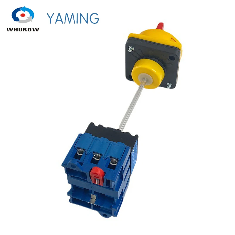 Yaming Isolator Switch YMD11-63B With Padlock 63A 3 Phases 4P On-off With Aluminium Bar Rotary Cabinet Control Replace LW30