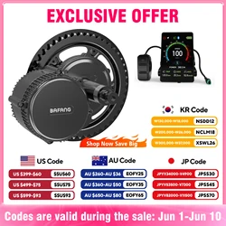 Bafang 750W Motor BBS02B BBS02 Ebike Conversion Kit Electric Bicycle Mid Drive Engine 48V 52V 20Ah Hailong Battery Kit 68mm