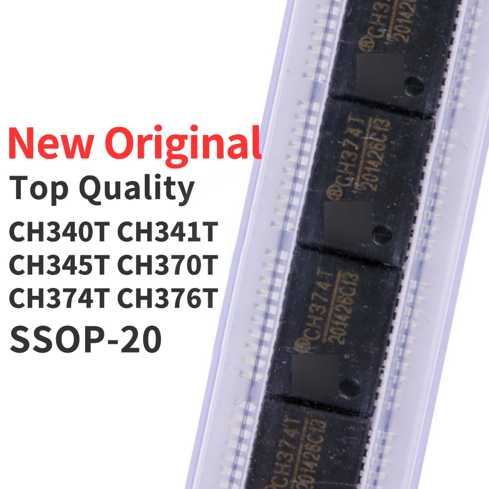 

(10 шт.) CH340T CH341T CH345T CH370T CH374T CH376T SSOP-20 Новый оригинальный